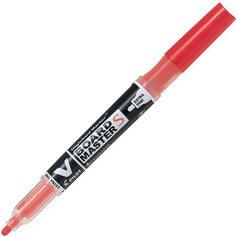 Image for PILOT BEGREEN V BOARD MASTER S WHITEBOARD MARKER BULLET 1.3MM RED from Office Products Depot