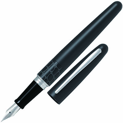 Image for PILOT MR2 FOUNTAIN PEN BLACK CROCODILE MEDIUM NIB BLACK from Ross Office Supplies Office Products Depot