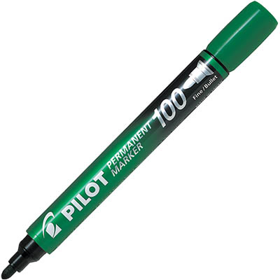 Image for PILOT SCA-100 PERMANENT MARKER BULLET 1.0MM GREEN from Total Supplies Pty Ltd
