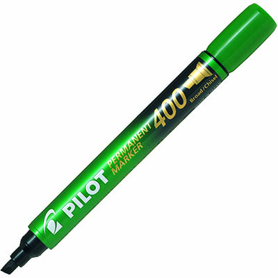 Image for PILOT SCA-400 PERMANENT MARKER CHISEL 4.0MM GREEN from Office Products Depot