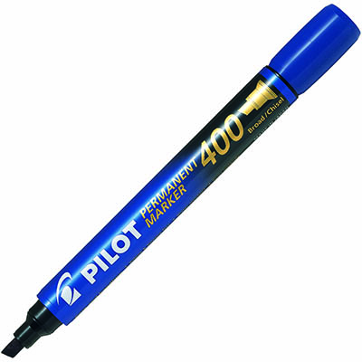 Image for PILOT SCA-400 PERMANENT MARKER CHISEL 4.0MM BLUE from Total Supplies Pty Ltd