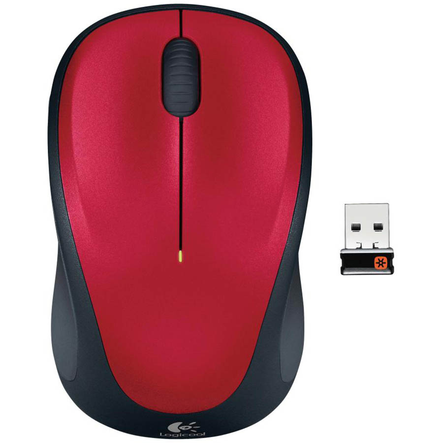 Image for LOGITECH M235 WIRELESS MOUSE RED from Office Products Depot Gold Coast