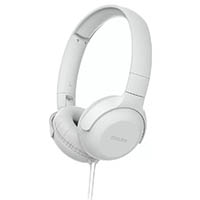 philips wired headphones white