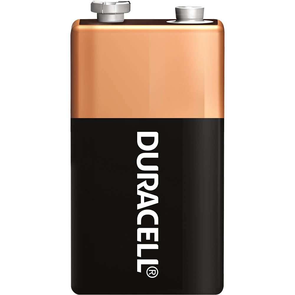 Image for DURACELL COPPERTOP ALKALINE 9V BATTERY from Barkers Rubber Stamps & Office Products Depot