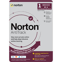norton anti track software 1 user 1 device 1 year