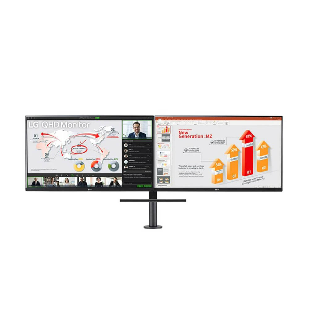 Image for LG QHD IPS MONITOR 27INCHES BLACK from MOE Office Products Depot Mackay & Whitsundays