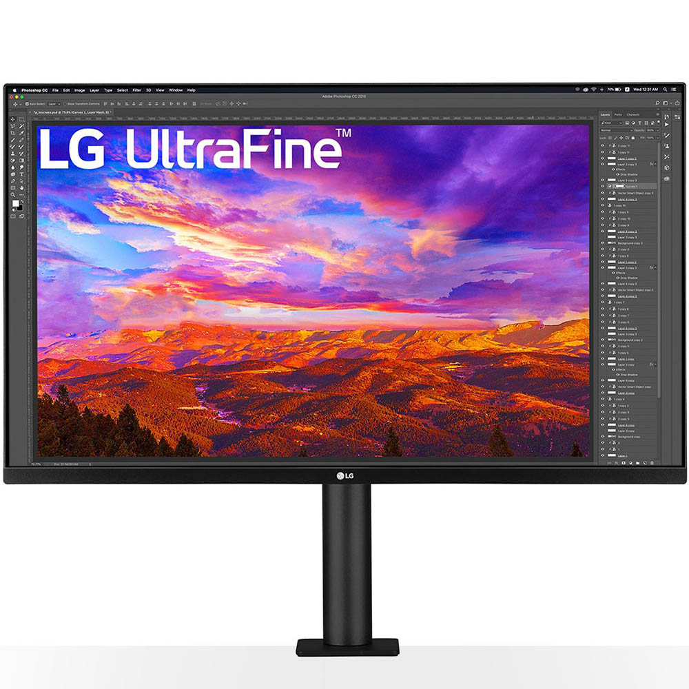 Image for LG 32UN88A ULTRAFINE UHD 4K ERGO IPS USB-C HDR10 MONITOR 32 INCH BLACK from Albany Office Products Depot