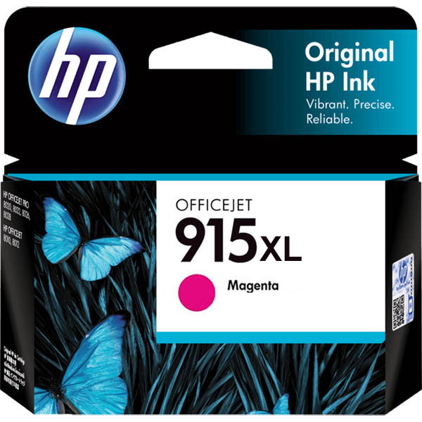 Image for HP 3YM20AA 915XL INK CARTRIDGE HIGH YIELD MAGENTA from MOE Office Products Depot Mackay & Whitsundays