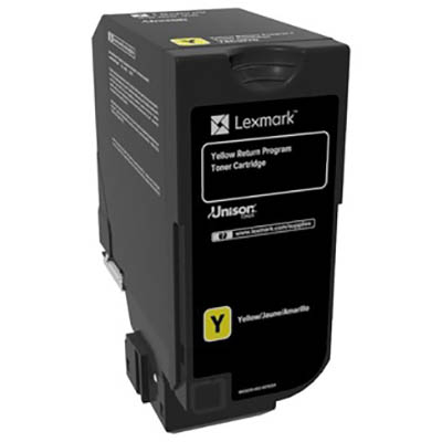Image for LEXMARK 74C60Y0 TONER CARTRIDGE YELLOW from Ross Office Supplies Office Products Depot