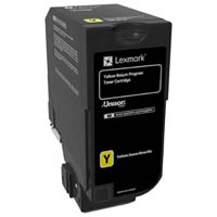 lexmark 74c60y0 toner cartridge yellow