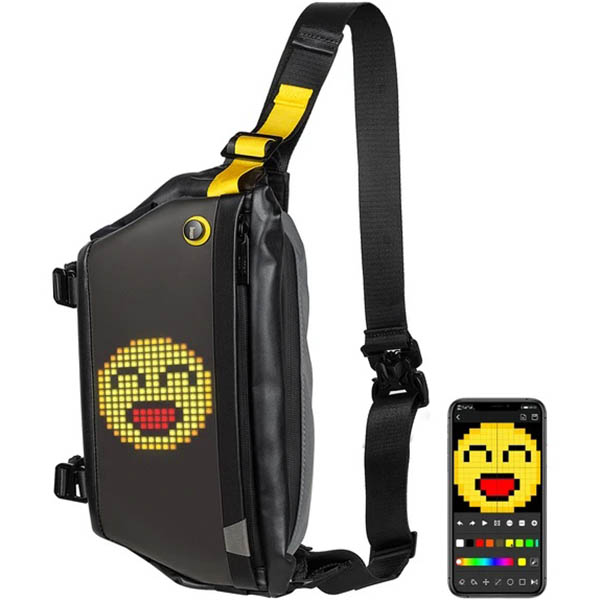 Image for DIVOOM PIXOO-SLINGBAG LED DISPLAY BLACK from OFFICEPLANET OFFICE PRODUCTS DEPOT