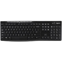 logitech k270 wireless keyboard black