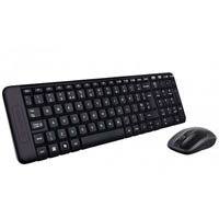 logitech mk220 wireless keyboard and mouse combo black