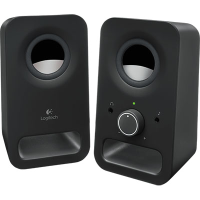 Image for LOGITECH Z150 STEREO SPEAKERS BLACK from Albany Office Products Depot