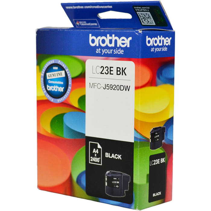 Image for BROTHER LC23E INK CARTRIDGE BLACK from MOE Office Products Depot Mackay & Whitsundays