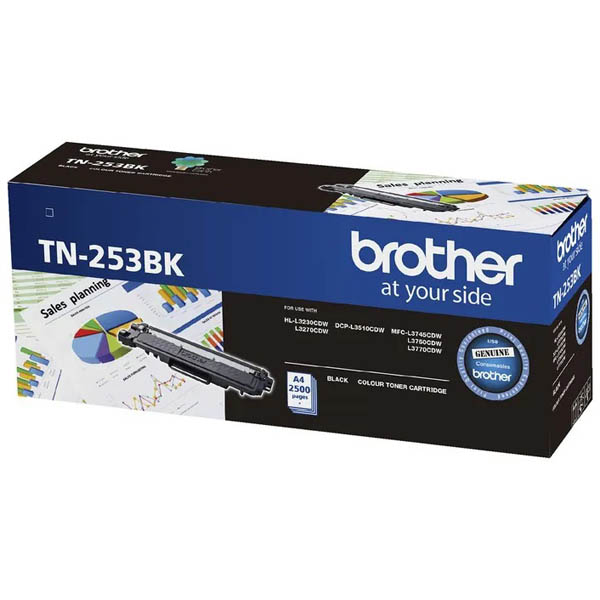 Image for BROTHER TN253 TONER CARTRIDGE BLACK from Ross Office Supplies Office Products Depot