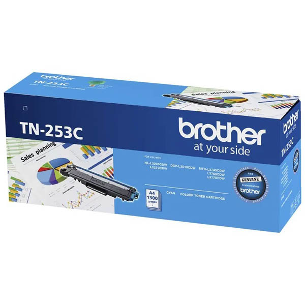 Image for BROTHER TN253 TONER CARTRIDGE CYAN from Margaret River Office Products Depot