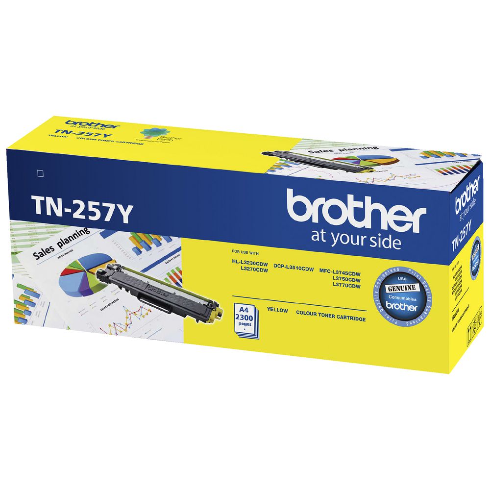 Image for BROTHER TN257 TONER CARTRIDGE YELLOW from Margaret River Office Products Depot