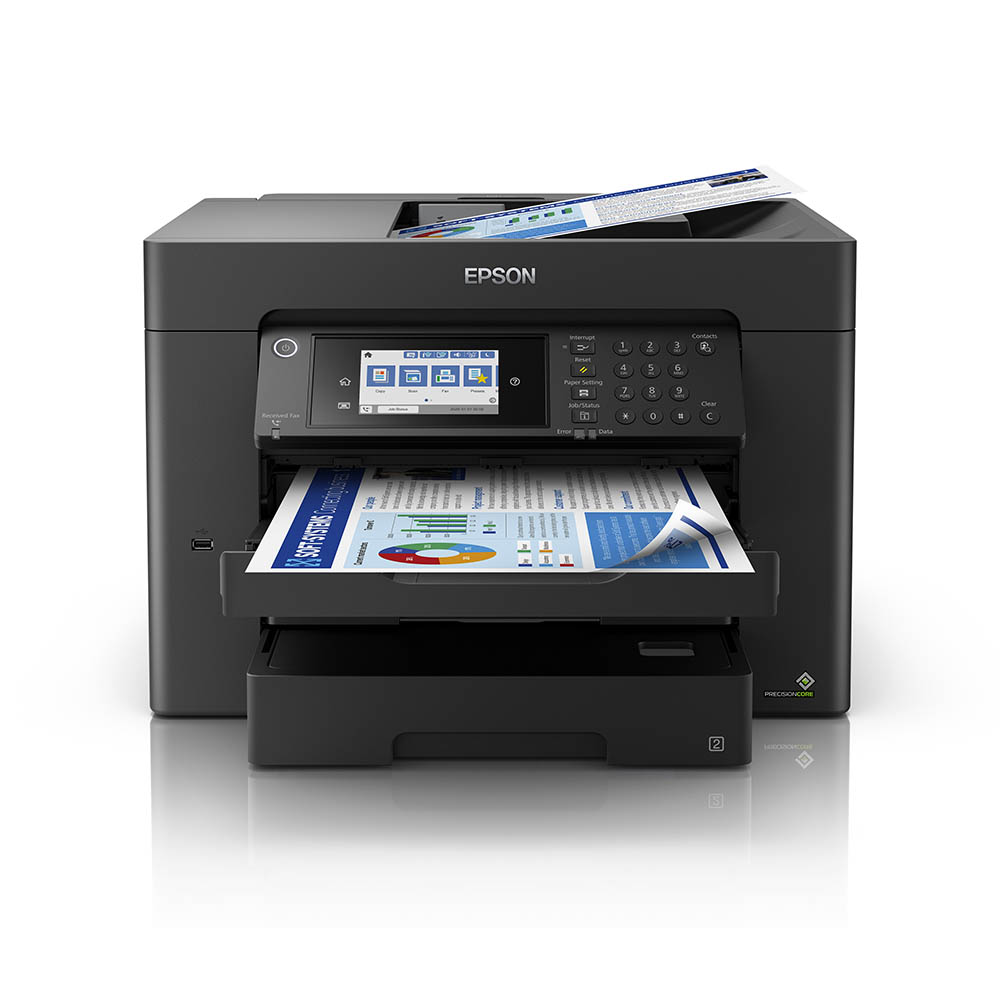 Image for EPSON WF-7845 WORKFORCE WIRELESS MULTIFUNCTION INKJET PRINTER A3 from Total Supplies Pty Ltd