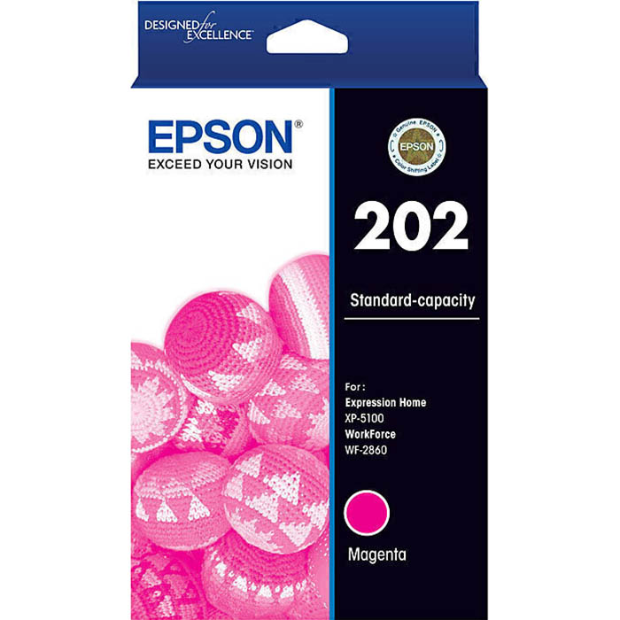 Image for EPSON 202 INK CARTRIDGE MAGENTA from Margaret River Office Products Depot