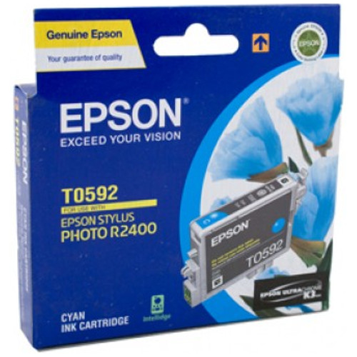 Image for EPSON T0592 INK CARTRIDGE CYAN from MOE Office Products Depot Mackay & Whitsundays