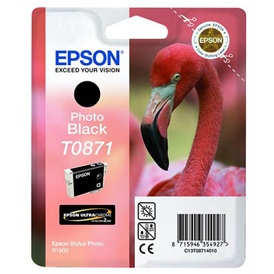 Image for EPSON T0871 INK CARTRIDGE PHOTO BLACK from Ross Office Supplies Office Products Depot