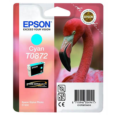 Image for EPSON T0872 INK CARTRIDGE CYAN from MOE Office Products Depot Mackay & Whitsundays
