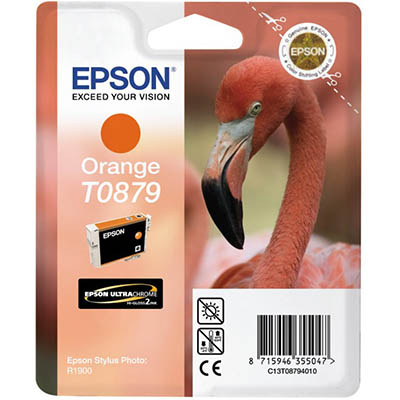 Image for EPSON T0879 INK CARTRIDGE ORANGE from MOE Office Products Depot Mackay & Whitsundays