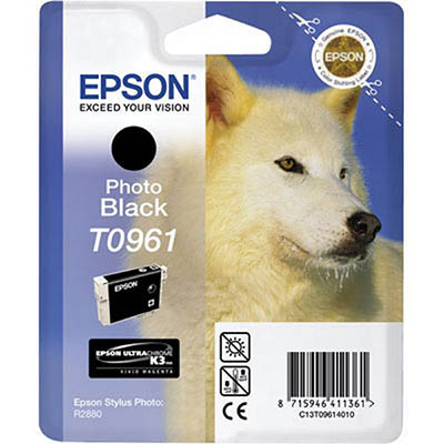 Image for EPSON T0961 INK CARTRIDGE PHOTO BLACK from MOE Office Products Depot Mackay & Whitsundays