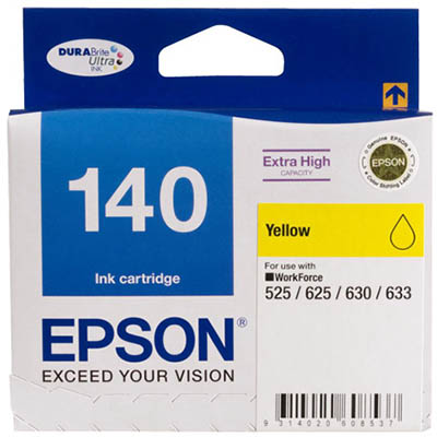 Image for EPSON T1404 140 INK CARTRIDGE HIGH YIELD YELLOW from MOE Office Products Depot Mackay & Whitsundays