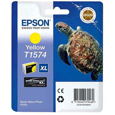 Image for EPSON T1574 INK CARTRIDGE YELLOW from Ross Office Supplies Office Products Depot