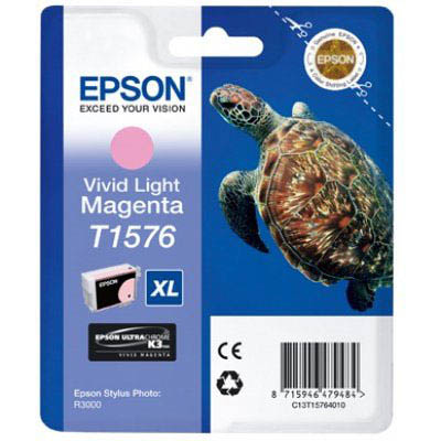 Image for EPSON T1576 INK CARTRIDGE LIGHT MAGENTA from MOE Office Products Depot Mackay & Whitsundays