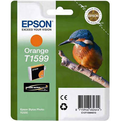 Image for EPSON T1599 INK CARTRIDGE ORANGE from MOE Office Products Depot Mackay & Whitsundays
