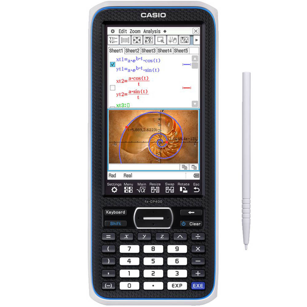 Image for CASIO FX-CP400 CLASSPAD II GRAPHICS CALCULATOR BLACK from Ross Office Supplies Office Products Depot