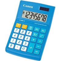 canon ls-88vii mini desktop calculator 8 digit blue