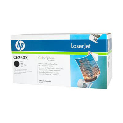 Image for HP HT250X CE250X TONER CARTRIDGE HIGH YIELD BLACK from Office Products Depot Gold Coast