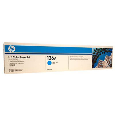 Image for HP CE311A 126A TONER CARTRIDGE CYAN from Office Products Depot