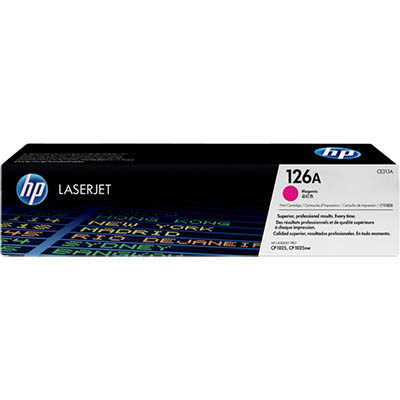 Image for HP CE313A 126A TONER CARTRIDGE MAGENTA from MOE Office Products Depot Mackay & Whitsundays