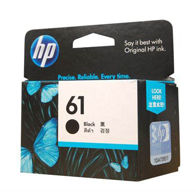 Image for HP CH561WA 61 INK CARTRIDGE BLACK from MOE Office Products Depot Mackay & Whitsundays