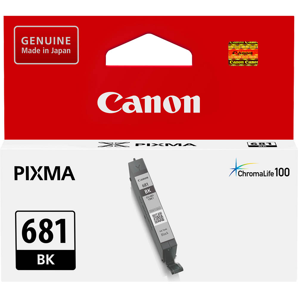Image for CANON CLI681 INK CARTRIDGE BLACK from Total Supplies Pty Ltd