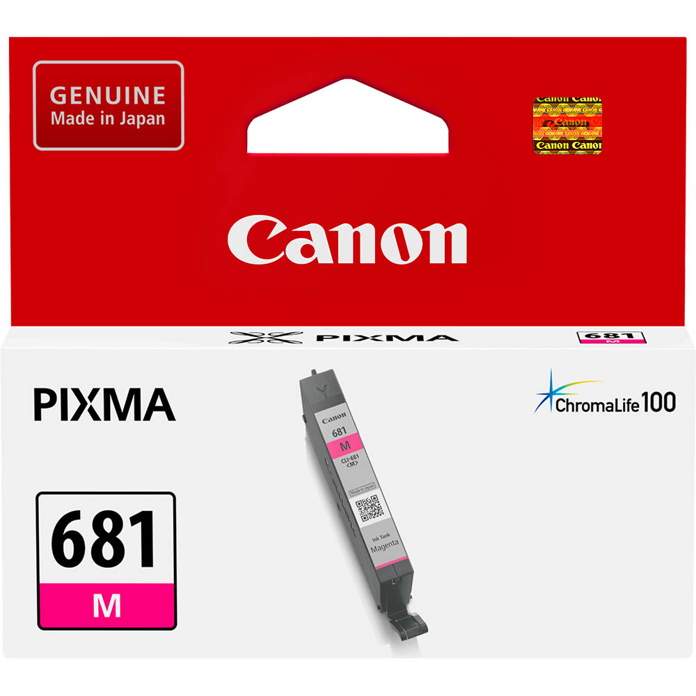 Image for CANON CLI681 INK CARTRIDGE MAGENTA from Total Supplies Pty Ltd