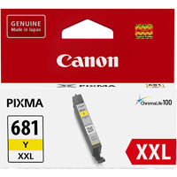 canon cli681xxl ink cartridge extra high yield yellow