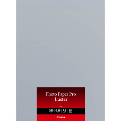 Image for CANON LU-101 LUSTER PHOTO PAPER 260GSM A2 WHITE PACK 25 from Albany Office Products Depot