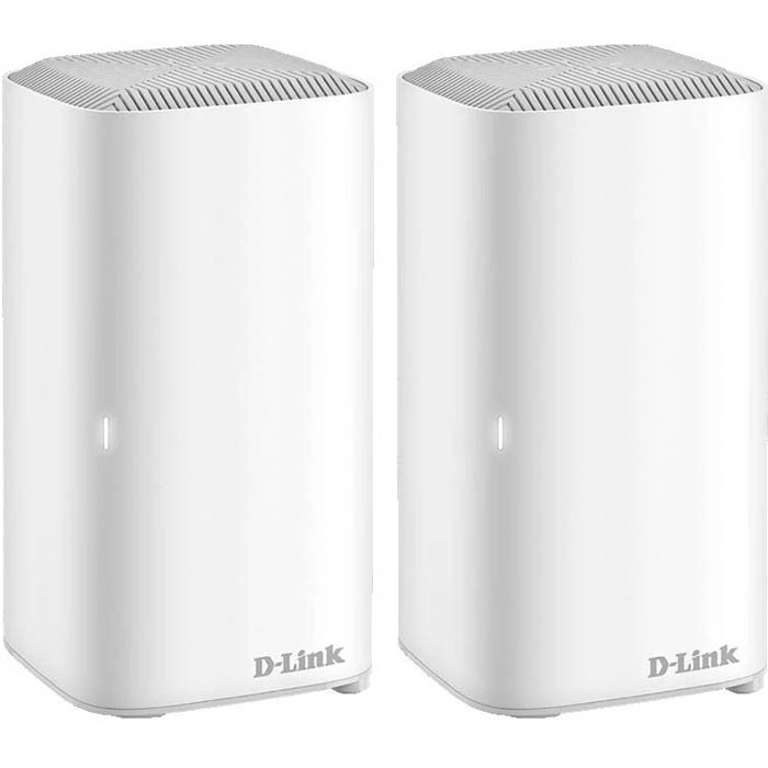 Image for D-LINK COVR-X1872 AX1800 DUAL BAND SEAMLESS MESH WI-FI 6 SYSTEM WHITE PACK 2 from Margaret River Office Products Depot