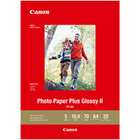 canon pp-301 glossy photo paper 265gsm 4 x 6 inch white pack 20