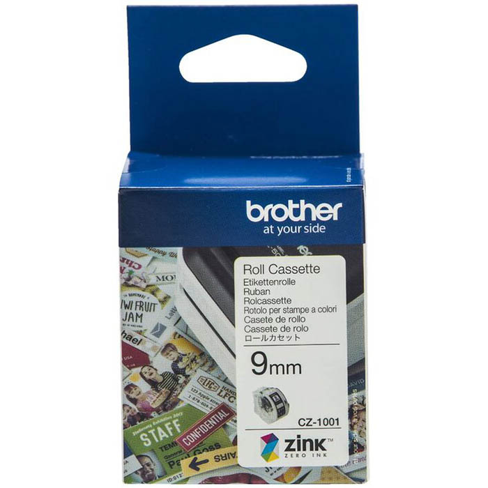 Image for BROTHER CZ1001 LABEL ROLL 9MM X 5M WHITE from Office Products Depot