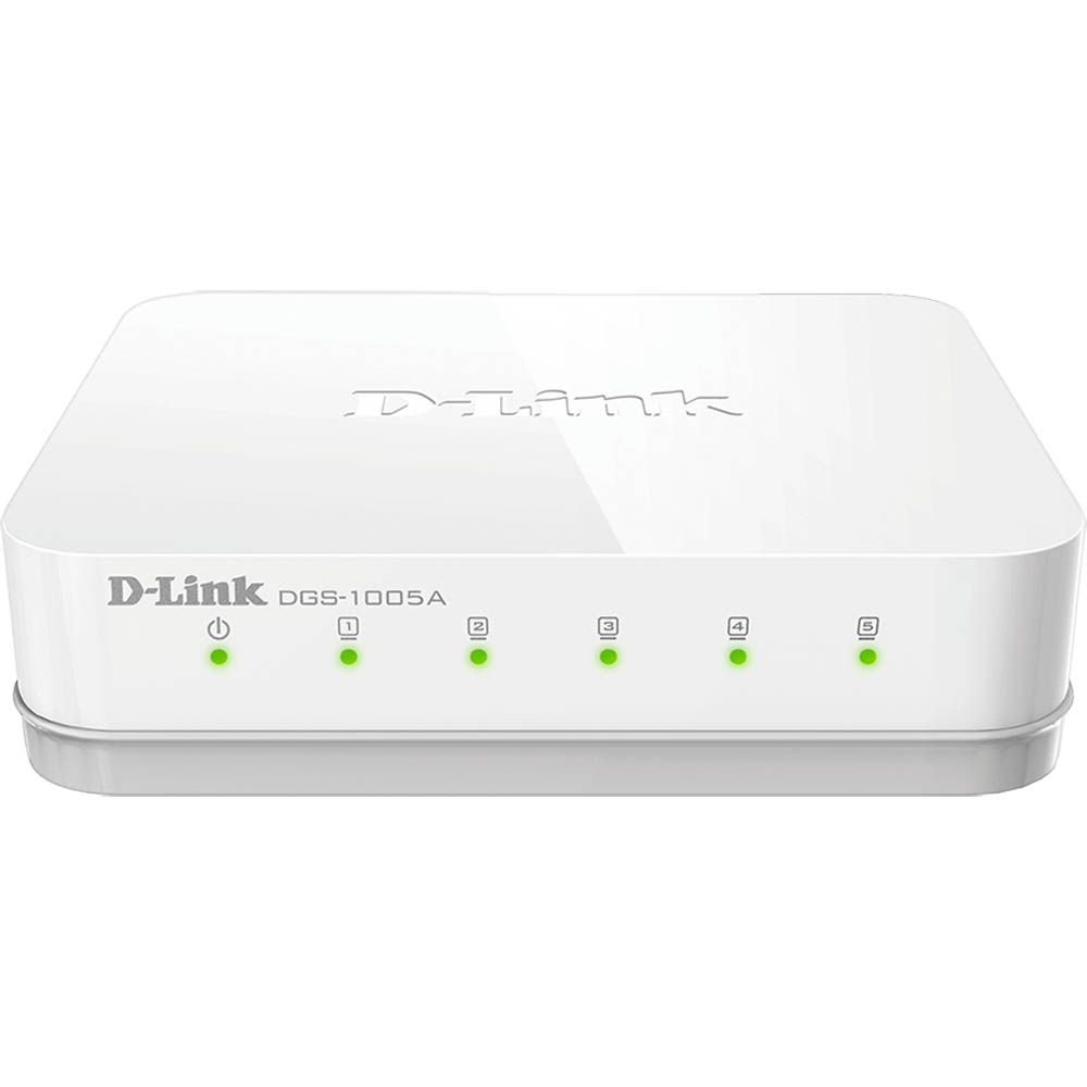 Image for D-LINK DGS-1005A DESKTOP SWITCH 5 PORT GIGABIT WHITE from Office Products Depot
