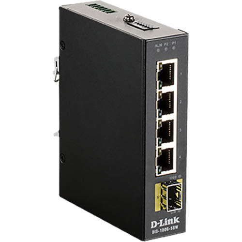 Image for D-LINK DIS-100G-5SW 5-PORT GIGABIT INDUSTRIAL SWITCH WITH 4 1000BASE-T PORTS AND 1 SFP PORT from MOE Office Products Depot Mackay & Whitsundays