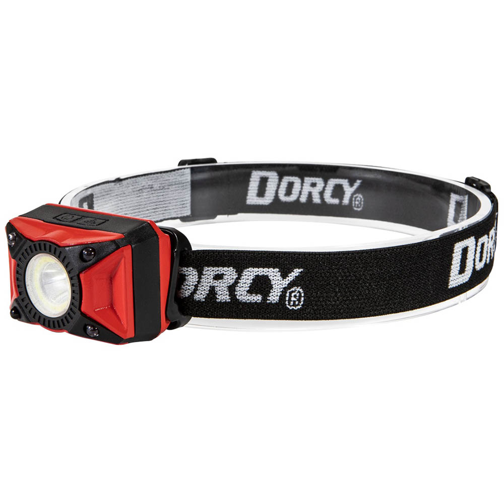 Image for DORCY D4337 RECHARGEABLE HEADLAMP 650 LUMENS BLACK/GREY from MOE Office Products Depot Mackay & Whitsundays