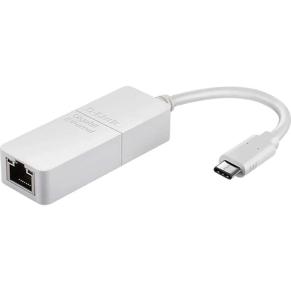 Image for D-LINK DUB-E130 USB-C TO GIGABIT ETHERNET ADAPTER WHITE from Office Products Depot